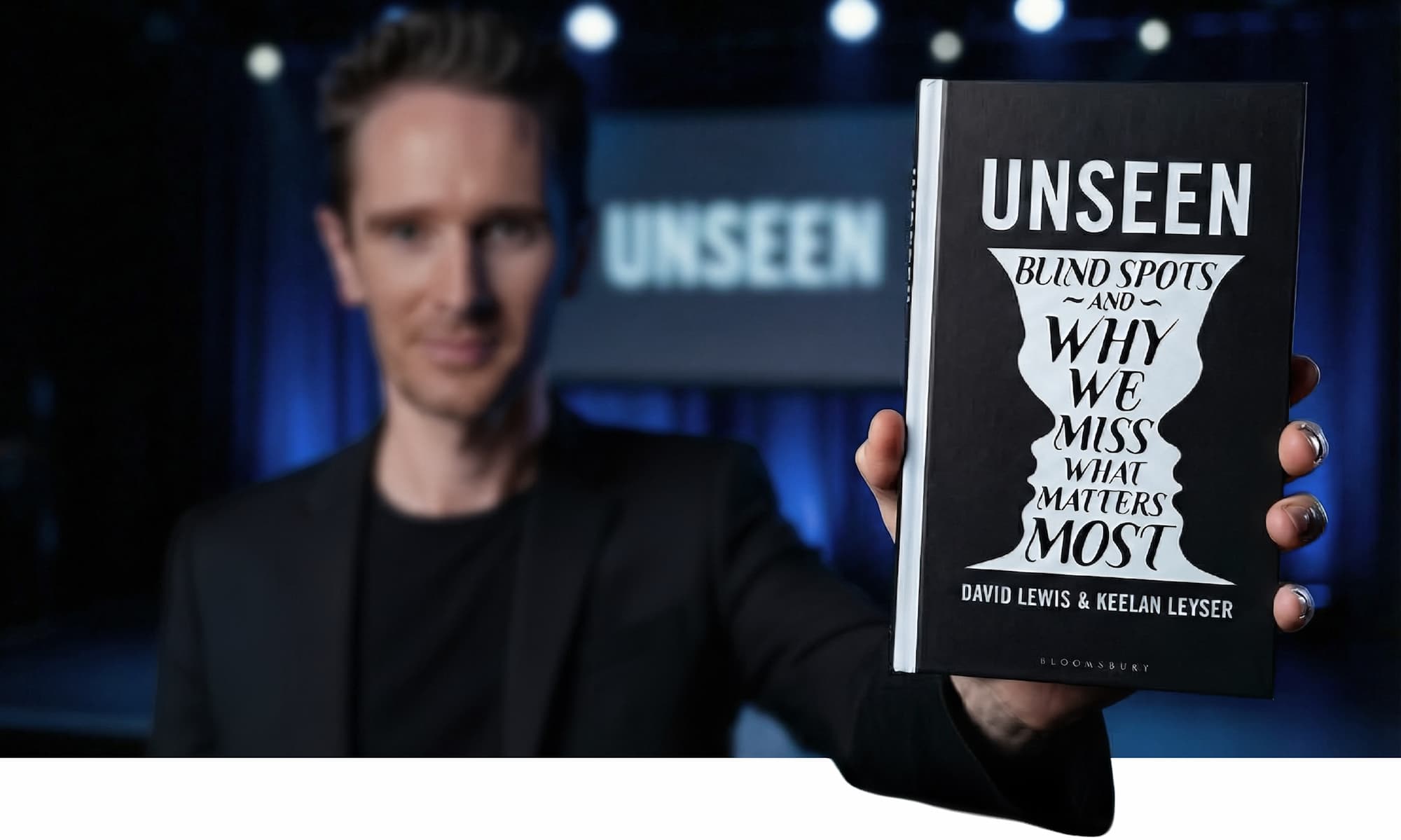 UNSEEN BOOK AUTHOR KEELAN LEYSER KEYNOTE SPEAKER BLUE STAGE 1080